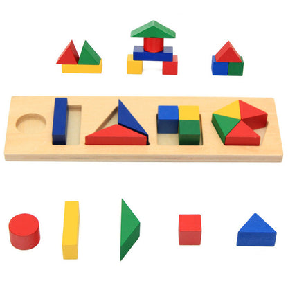 Juliana Math Toy Color match Fraction Board Educational Monterssori Wooden baby toys for Children