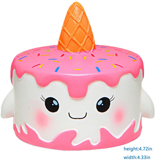 Cake Squishy super hero Spiderman Deer Squishies Toy Squeeze Squishi Toy Squishie Slow Rising Stress Relief toy Kids